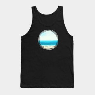 Beautiful ocean beach with big sky Tank Top